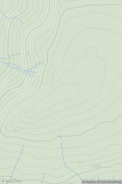 Thumbnail image for The Old Pike showing contour plot for surrounding peak