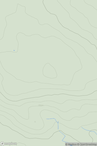 Thumbnail image for Ash Fell showing contour plot for surrounding peak