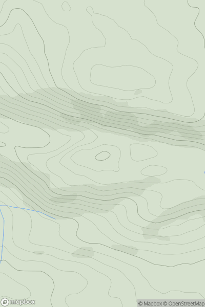 Thumbnail image for Barnarm Scar showing contour plot for surrounding peak