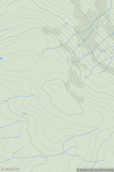 Thumbnail image for Holme Knott showing contour plot for surrounding peak