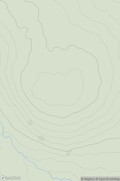 Thumbnail image for Forty Acres showing contour plot for surrounding peak