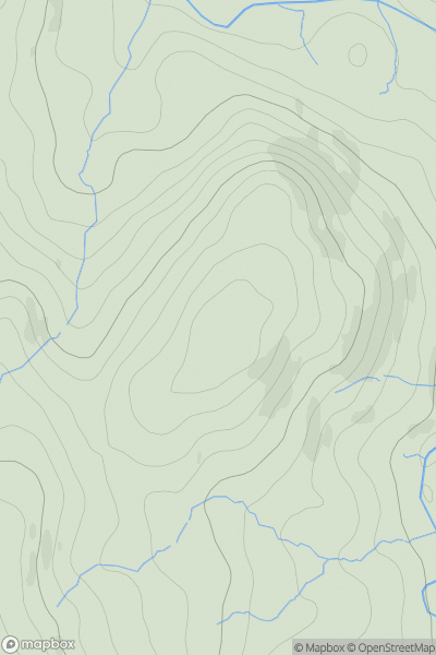 Thumbnail image for Birkett Common showing contour plot for surrounding peak