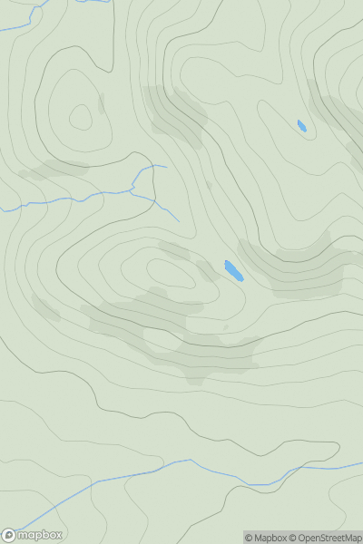 Thumbnail image for Keisley Bank showing contour plot for surrounding peak