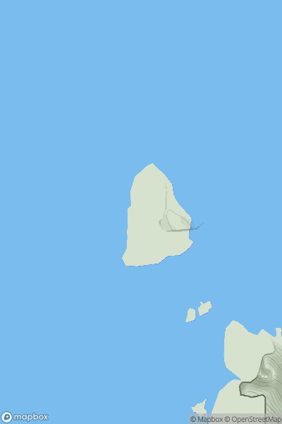 Thumbnail image for Stac an Armin showing contour plot for surrounding peak