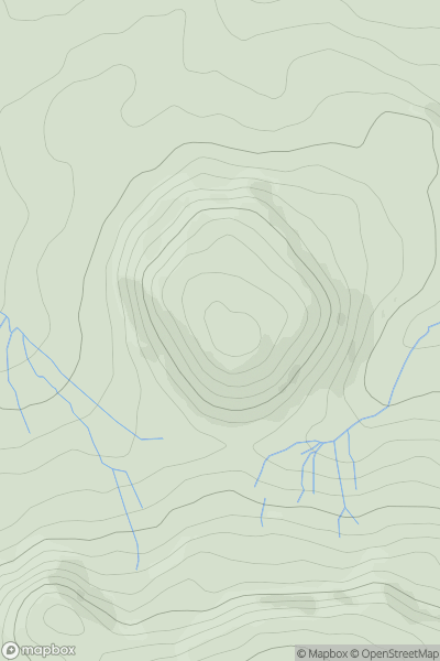 Thumbnail image for Elbolton showing contour plot for surrounding peak