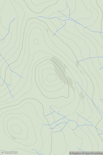 Thumbnail image for Rough Haw showing contour plot for surrounding peak