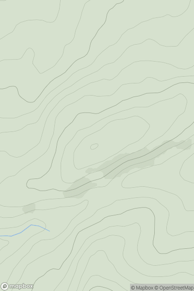 Thumbnail image for Whinny Fell showing contour plot for surrounding peak