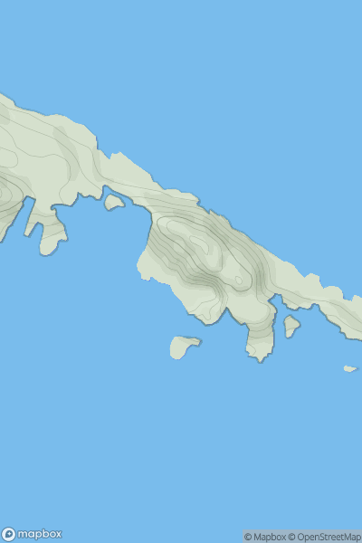 Thumbnail image for Bioda Mor showing contour plot for surrounding peak