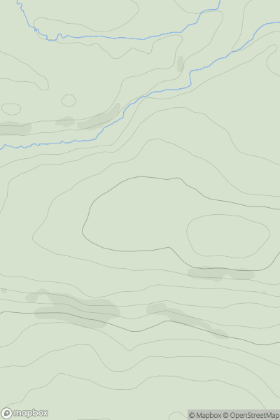 Thumbnail image for Cragg Top showing contour plot for surrounding peak