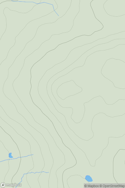 Thumbnail image for Brimham Rocks showing contour plot for surrounding peak