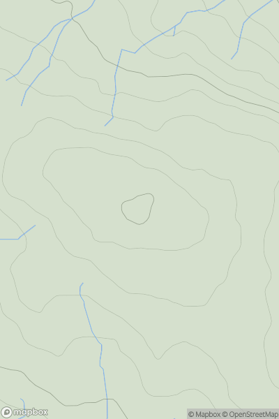 Thumbnail image for Askwith Moor showing contour plot for surrounding peak