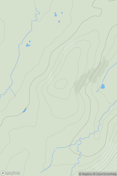 Thumbnail image for Tortie Hill showing contour plot for surrounding peak