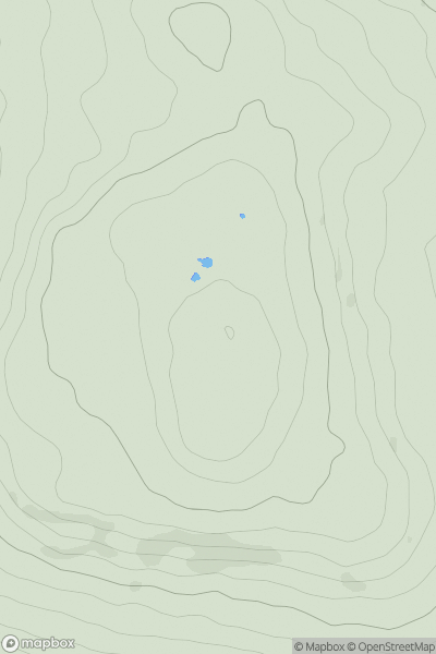 Thumbnail image for Baildon Hill showing contour plot for surrounding peak