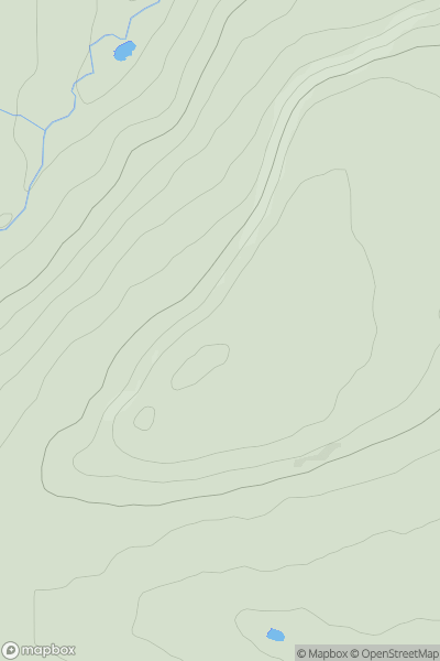 Thumbnail image for Cornsay Hill showing contour plot for surrounding peak