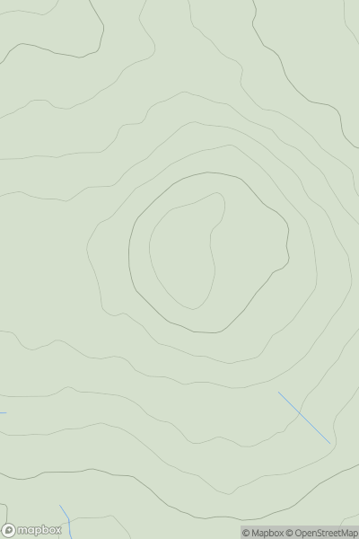 Thumbnail image for Humber Hill showing contour plot for surrounding peak