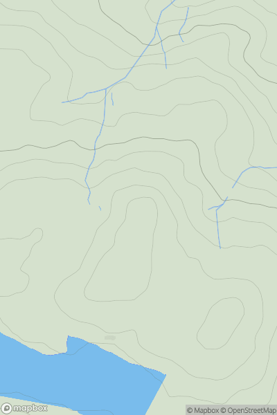 Thumbnail image for Haw Pike showing contour plot for surrounding peak