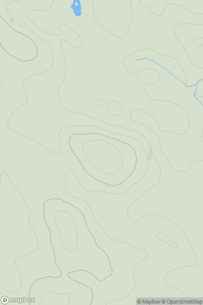 Thumbnail image for Steeling Hill showing contour plot for surrounding peak