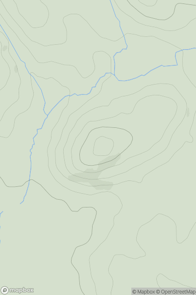 Thumbnail image for Hellifield Haw showing contour plot for surrounding peak