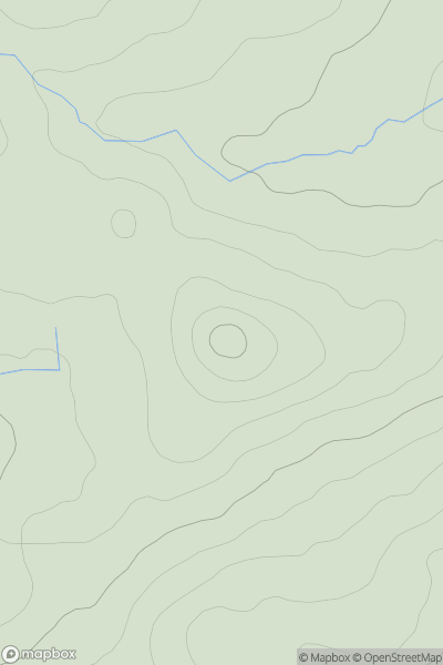 Thumbnail image for Almscliff Crag showing contour plot for surrounding peak