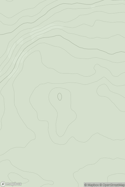 Thumbnail image for Snokoe Hill showing contour plot for surrounding peak