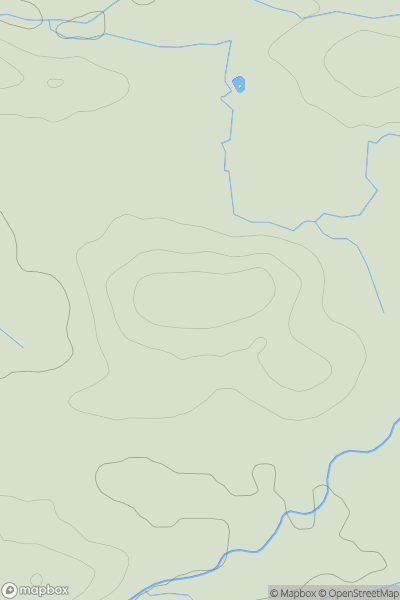 Thumbnail image for Thorny Hill showing contour plot for surrounding peak