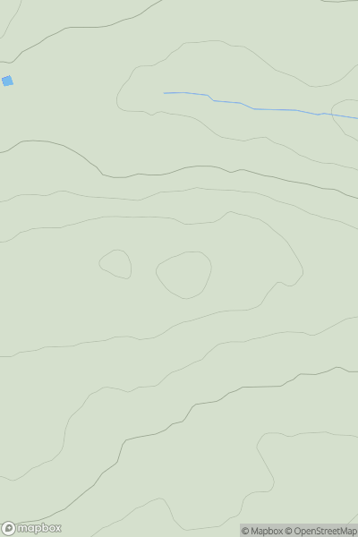Thumbnail image for Catley Hill showing contour plot for surrounding peak