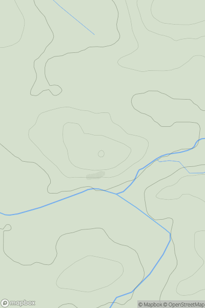 Thumbnail image for Great Musgrave Hill showing contour plot for surrounding peak