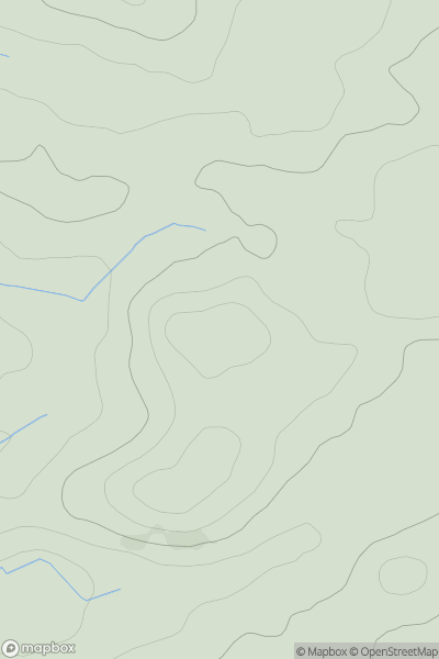 Thumbnail image for Acliffe Hill showing contour plot for surrounding peak