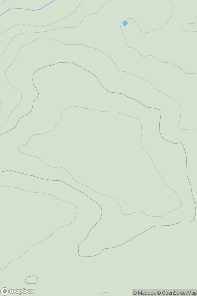 Thumbnail image for Lily Hill showing contour plot for surrounding peak