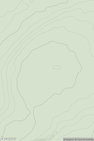 Thumbnail image for Cobbler's Hill showing contour plot for surrounding peak