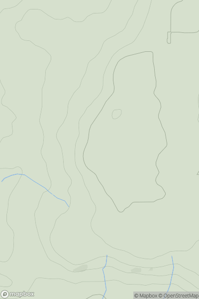 Thumbnail image for Walton Head Whin showing contour plot for surrounding peak