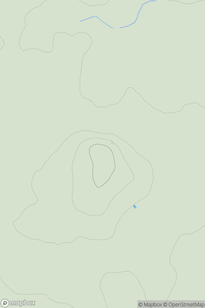 Thumbnail image for Whangdon Hill showing contour plot for surrounding peak