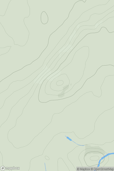 Thumbnail image for Penshaw Hill showing contour plot for surrounding peak