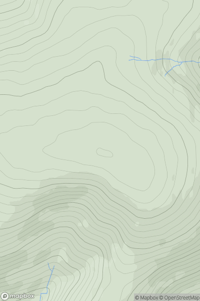 Thumbnail image for Whitewisp Hill showing contour plot for surrounding peak