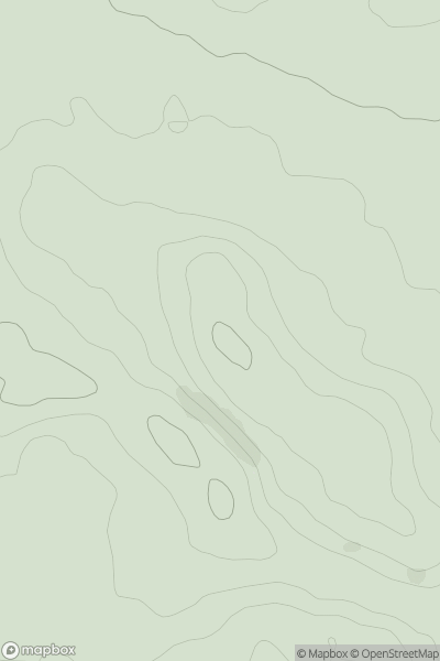 Thumbnail image for Tunstall Hills showing contour plot for surrounding peak