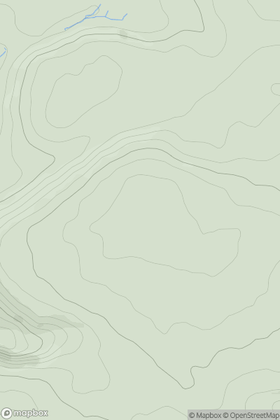 Thumbnail image for Slitherstone Hill showing contour plot for surrounding peak