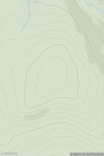 Thumbnail image for Hameldon showing contour plot for surrounding peak