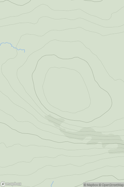 Thumbnail image for Grit Fell showing contour plot for surrounding peak