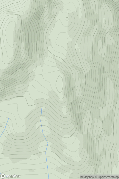 Thumbnail image for Meall nan Tarmachan South Top (Meall nan Tarmachan SE Top) showing contour plot for surrounding peak