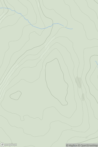 Thumbnail image for Birchenough Hill showing contour plot for surrounding peak