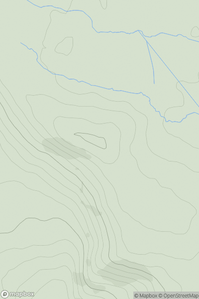 Thumbnail image for White Path Moss showing contour plot for surrounding peak