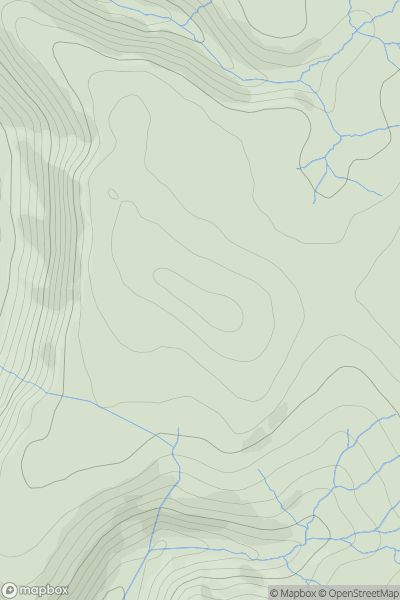 Thumbnail image for Upper Hey showing contour plot for surrounding peak