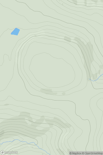 Thumbnail image for Cowpe Lowe showing contour plot for surrounding peak