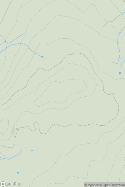 Thumbnail image for Bowland Knotts showing contour plot for surrounding peak