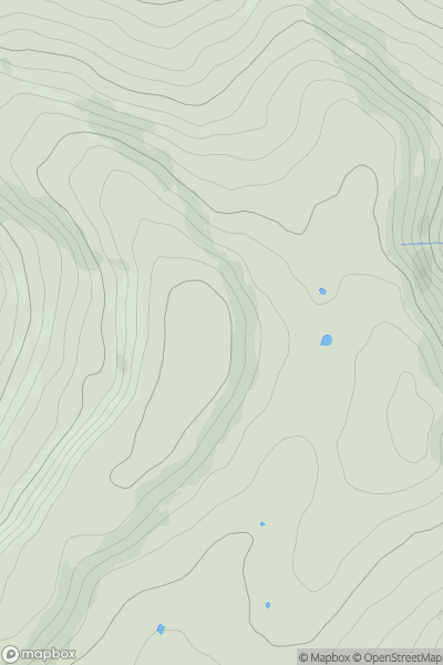 Thumbnail image for Cown Edge showing contour plot for surrounding peak