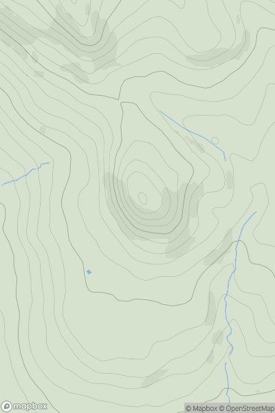 Thumbnail image for Hen Cloud showing contour plot for surrounding peak
