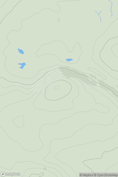 Thumbnail image for Gautries Hill showing contour plot for surrounding peak