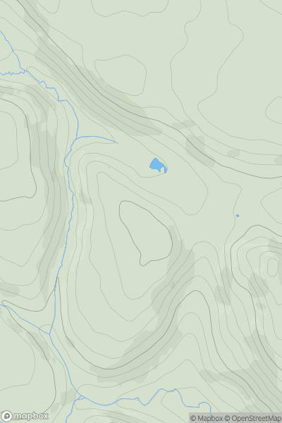 Thumbnail image for Booth Hill showing contour plot for surrounding peak