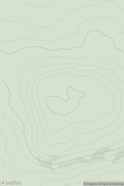 Thumbnail image for Soil Hill showing contour plot for surrounding peak