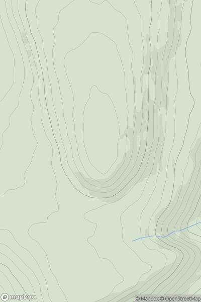 Thumbnail image for Cribden Hill showing contour plot for surrounding peak